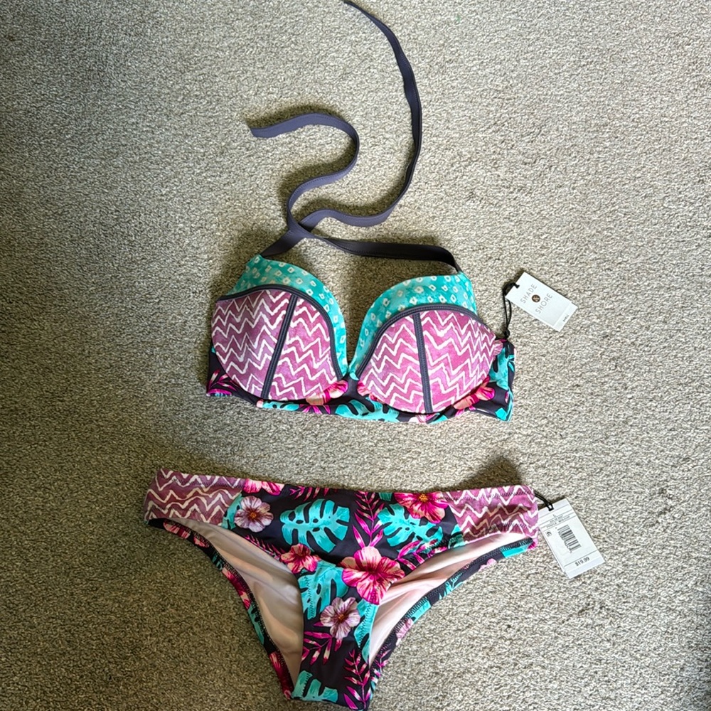 Shade Shore Underwire pish up bikini.  BNWT